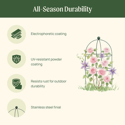 Birdcage Plant Trellis, 2 Pack