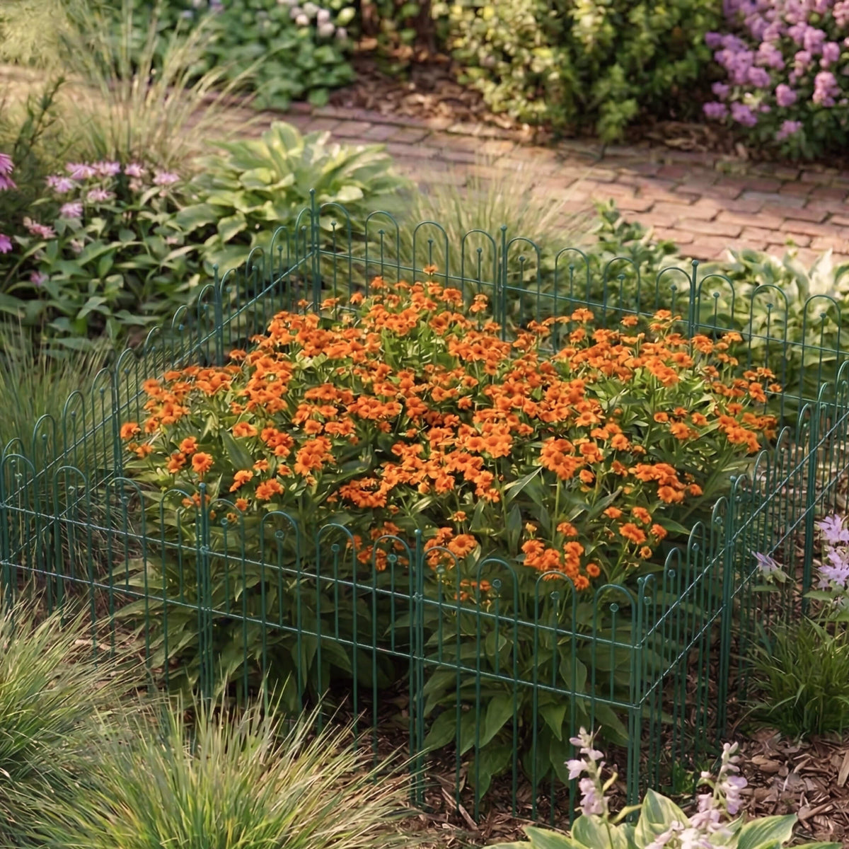 Garden Border Edging Fence, 3 Pack