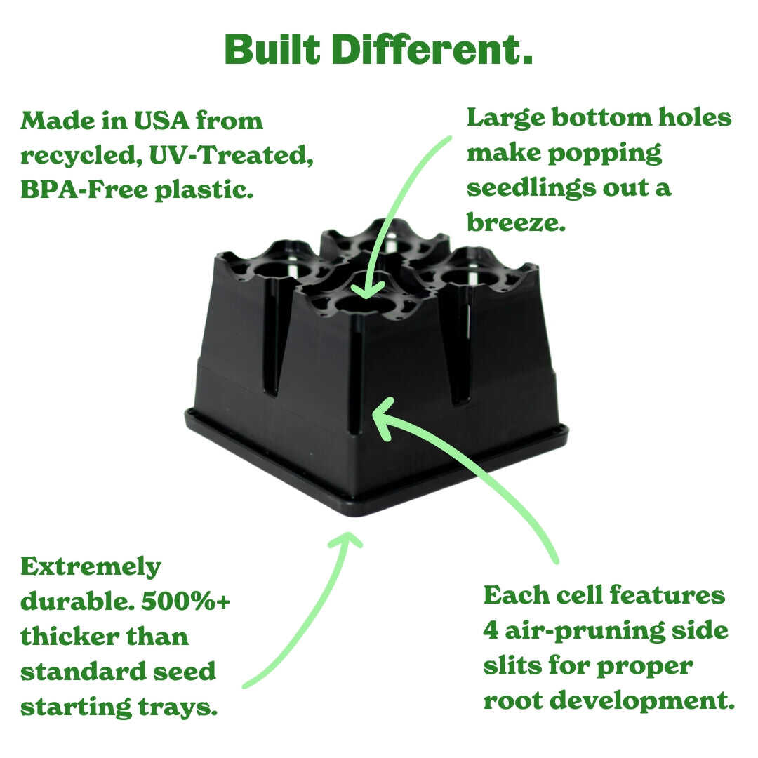 4 Cell Seed Starting Trays