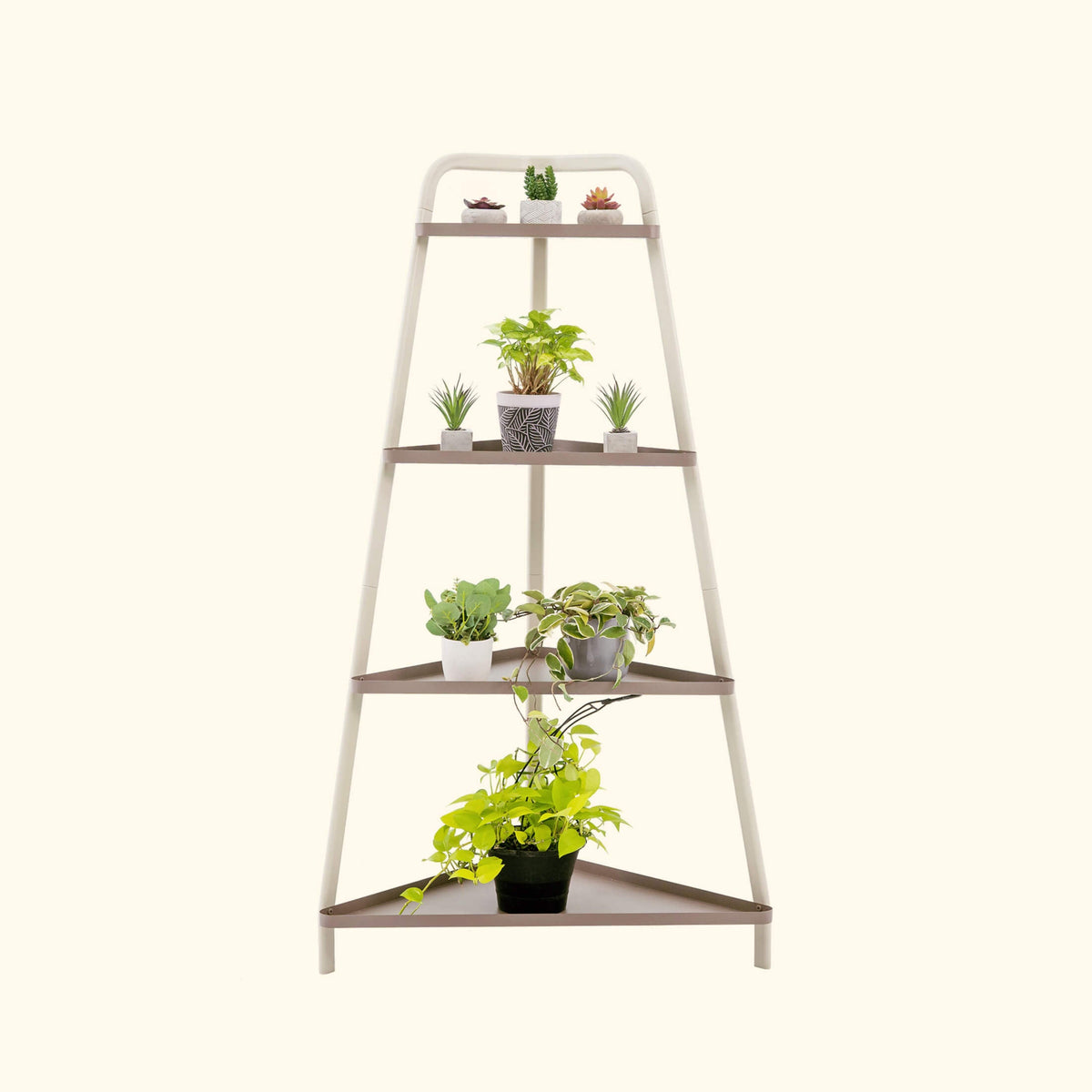 Four-Tier Corner Plant Stand