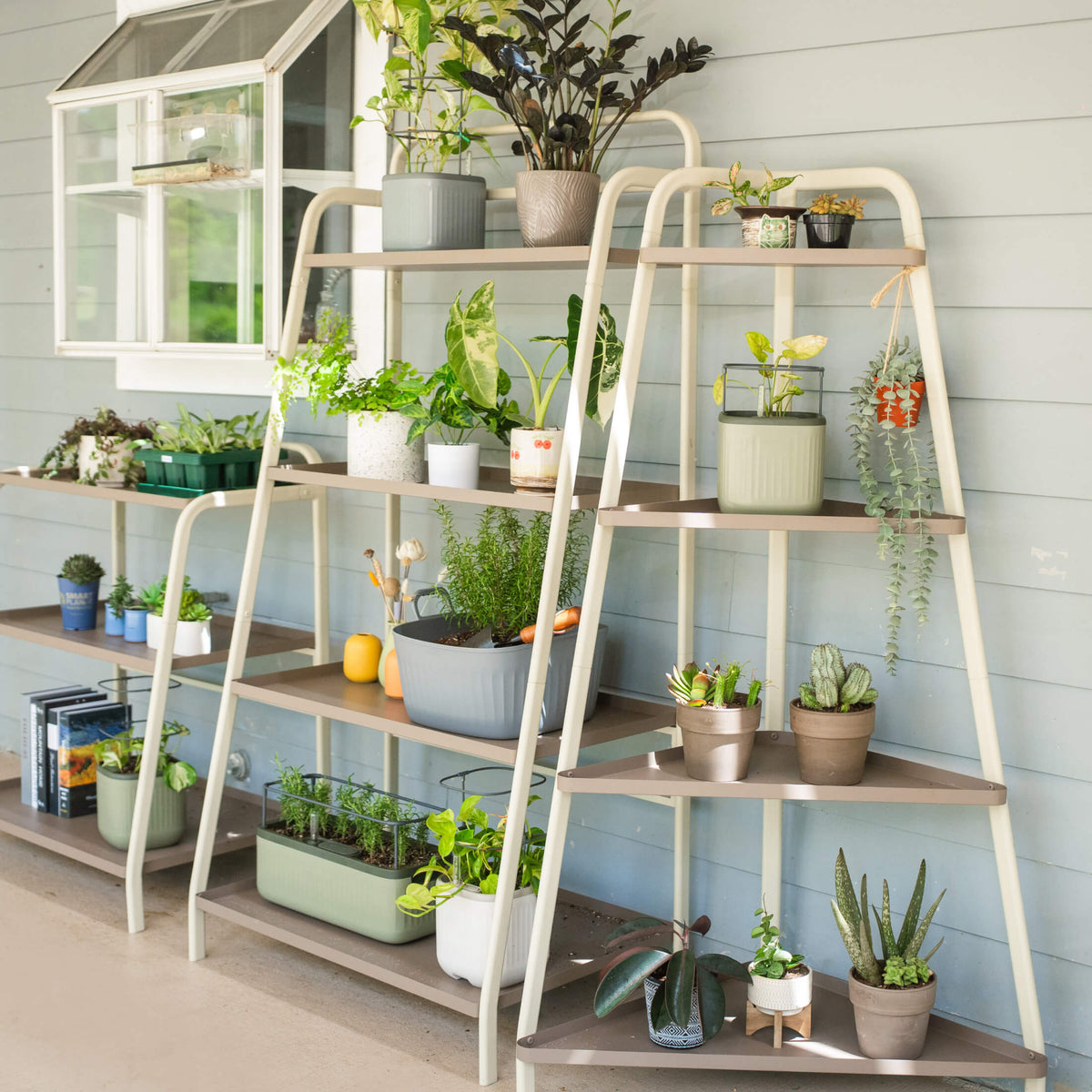 Four-Tier Corner Plant Stand