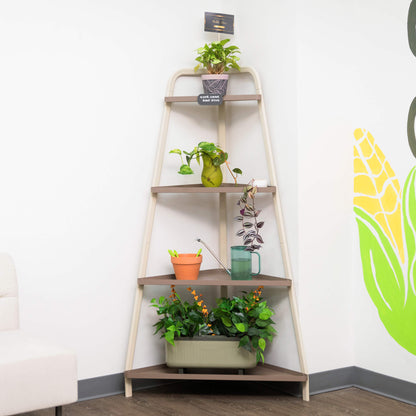 Four-Tier Corner Plant Stand
