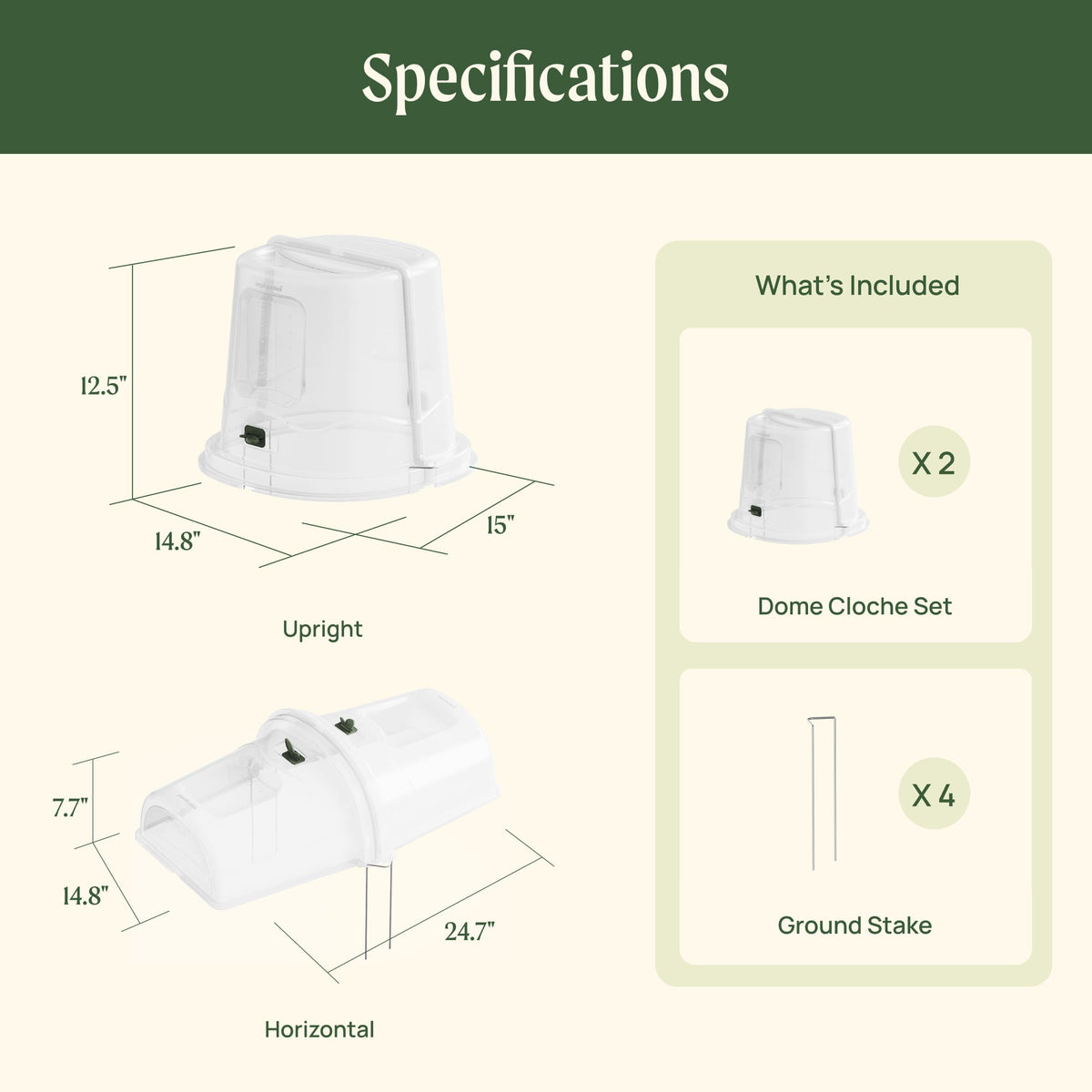 Dome Cloche Kit