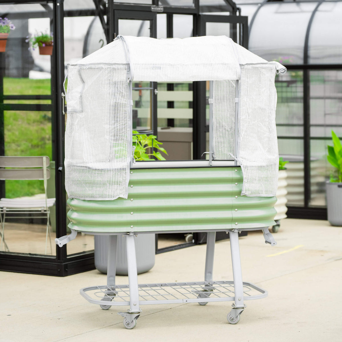 Frost Cover for Elevated Rolling Garden Bed