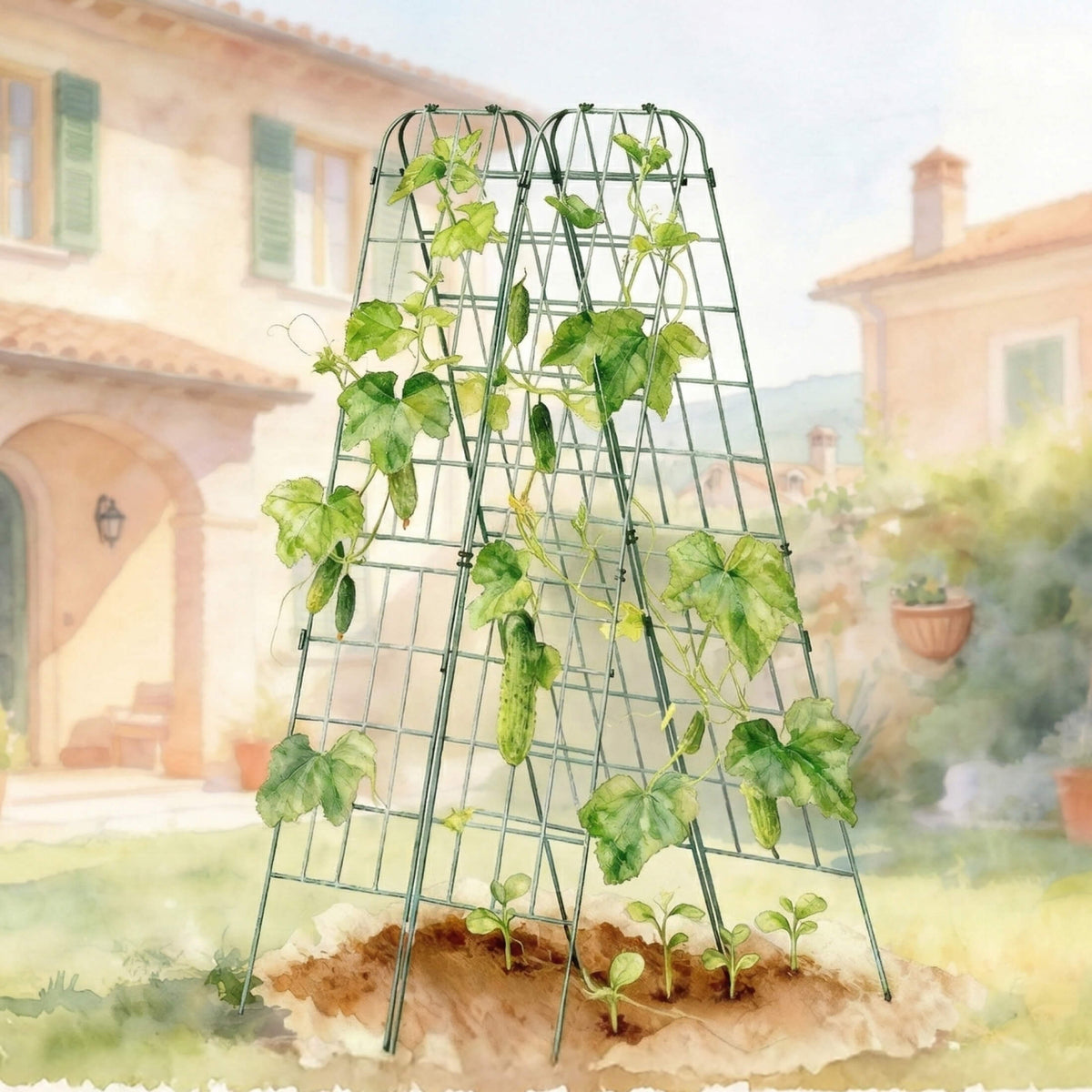 Adjustable A-Frame Trellis, 2 Pack