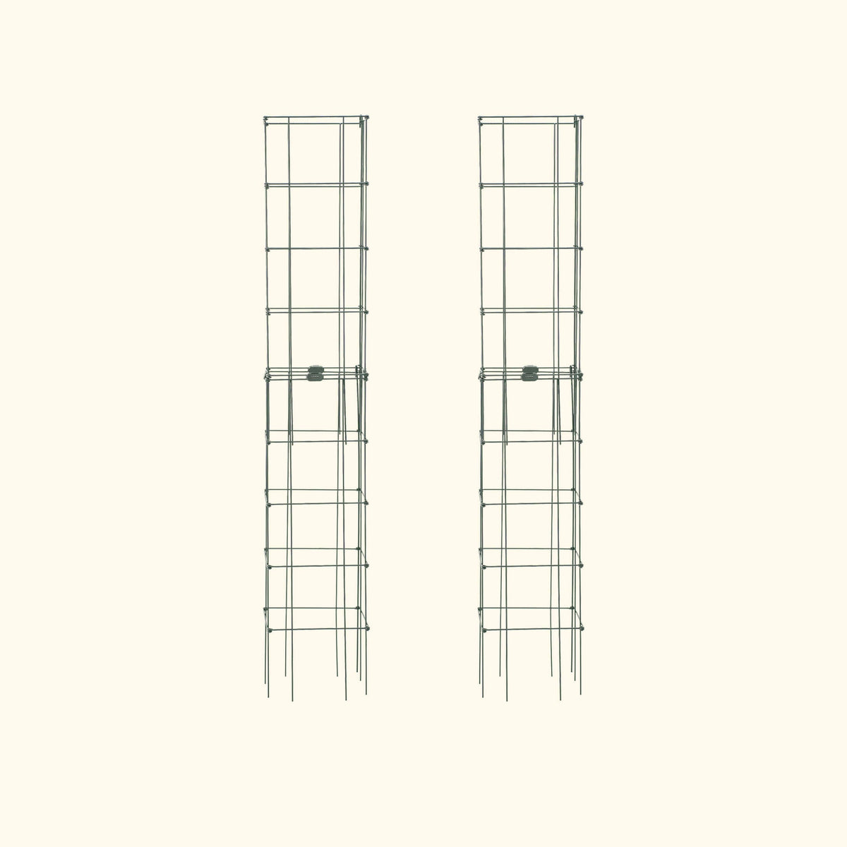 Product photo of modular square tomato cages, 16.5 inches