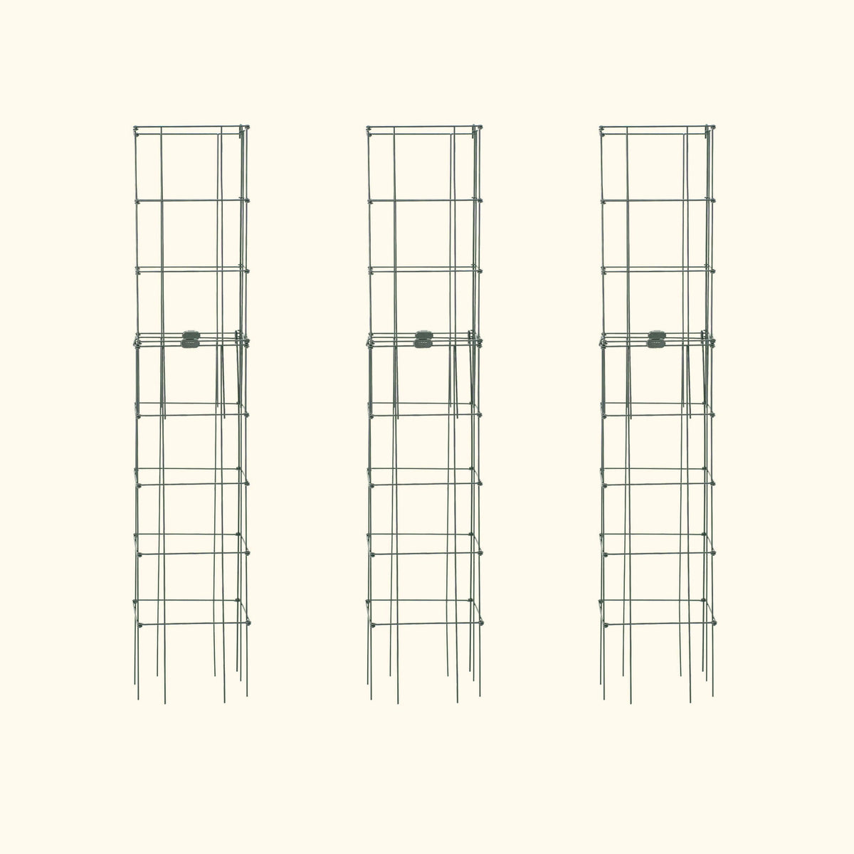 Product photo of modular square tomato cages, 14.5 inches