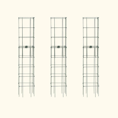 Product photo of modular square tomato cages, 14.5 inches