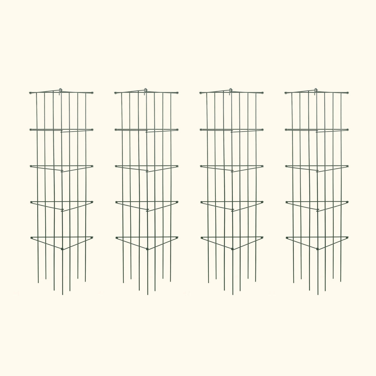Product photo of modular triangle tomato cages, 11.5 inches
