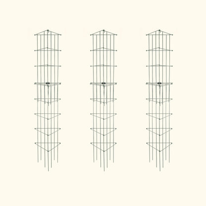 Product photo of modular triangle tomato cages, 14.5 inches