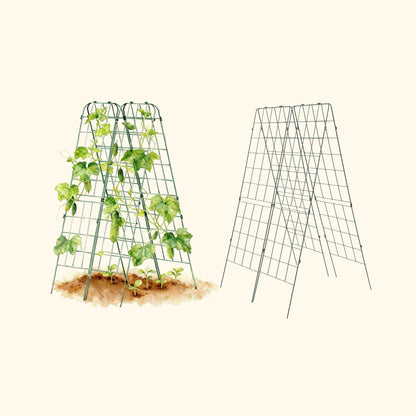 Adjustable A-Frame Trellis, 2 Pack