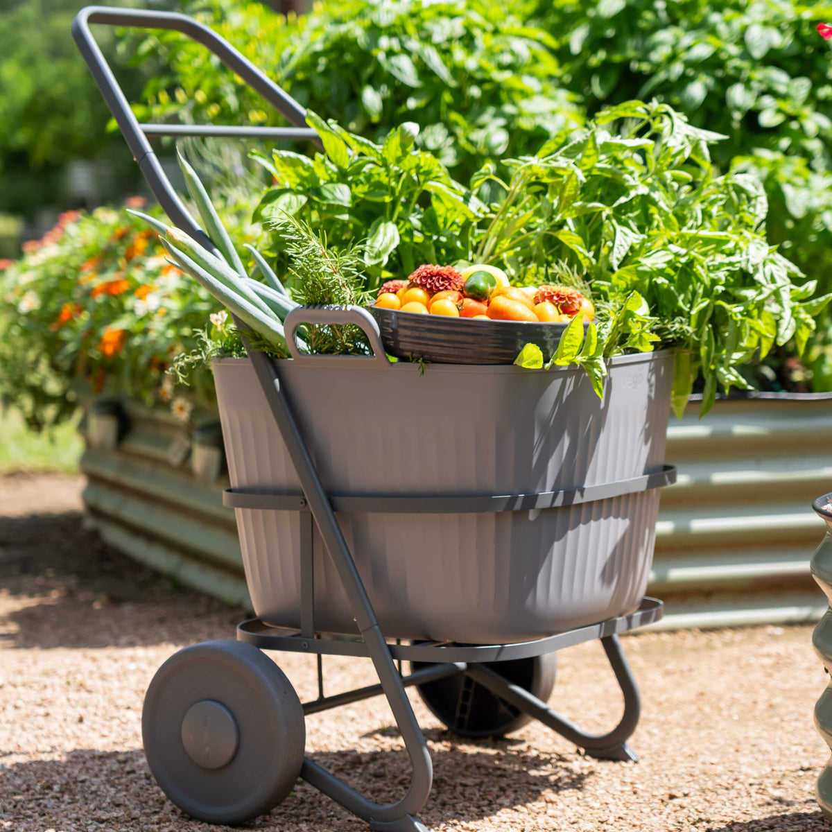 Rolling Garden Utility Cart, 12 Gallons
