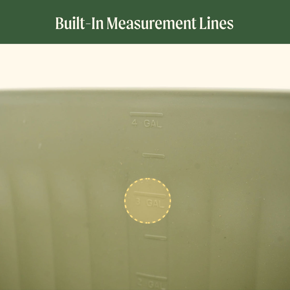 Product photo of 4-gallon garden utility tub