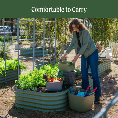 Product photo of 4-gallon garden utility tub