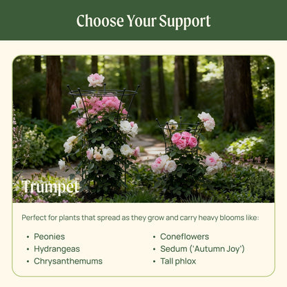 Round Flower Support Cage, 2 Pack