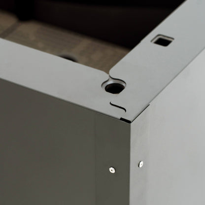 Product photo of steel side panels for garden planter