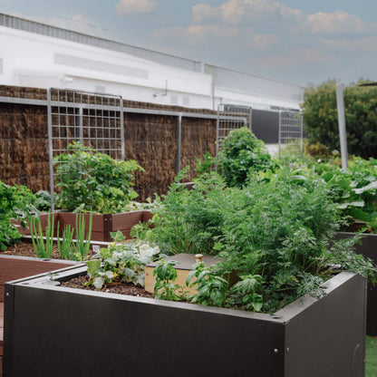 Product photo of steel side panels for garden planter