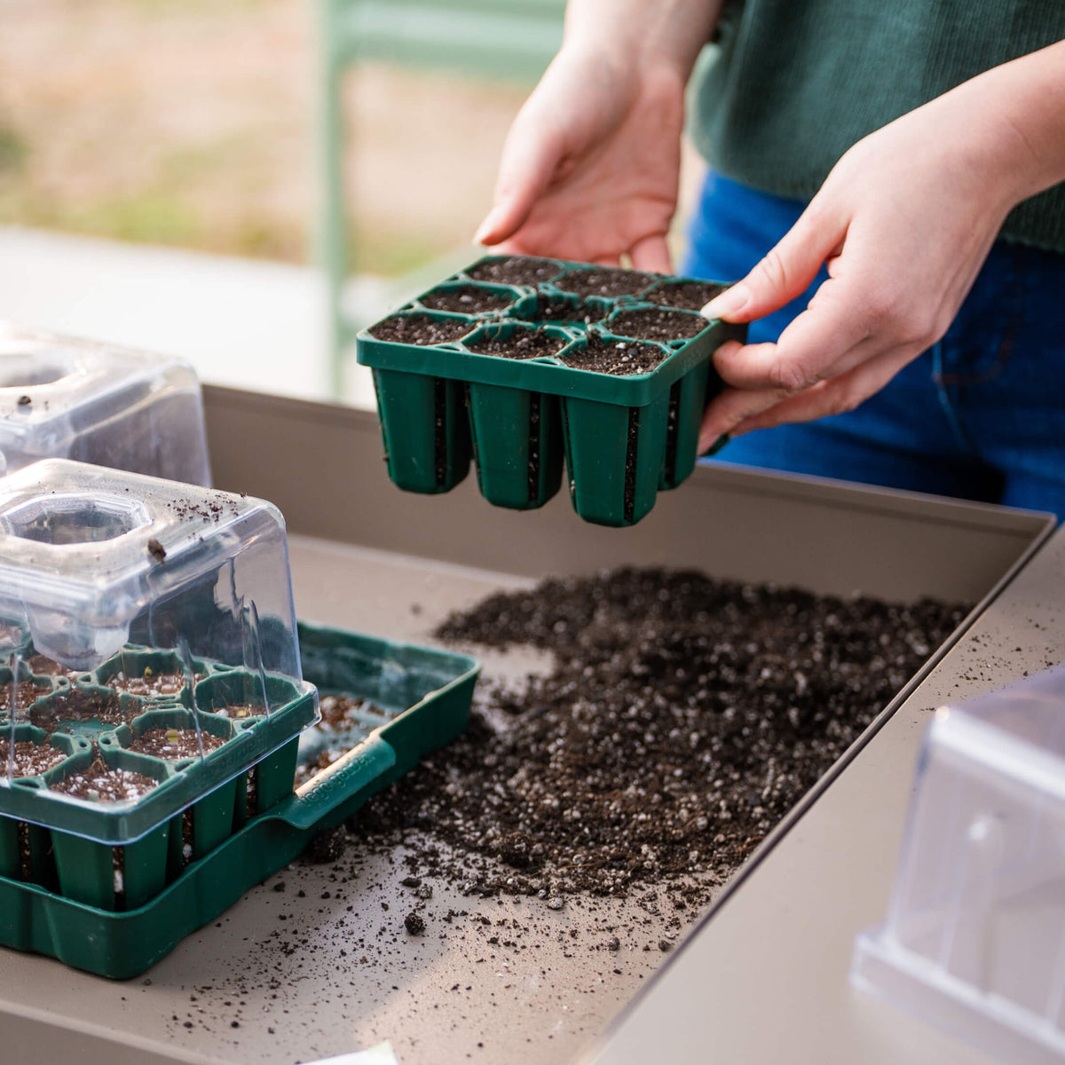 Product photo of garden potting table
