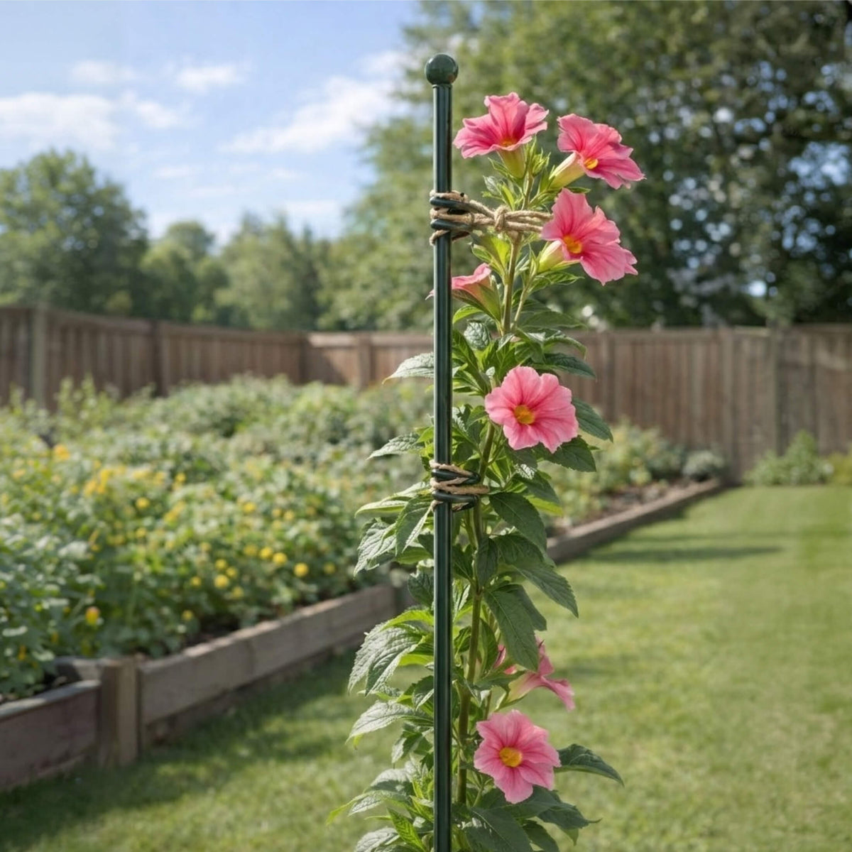 Spiral Garden Stakes, 4 Pack