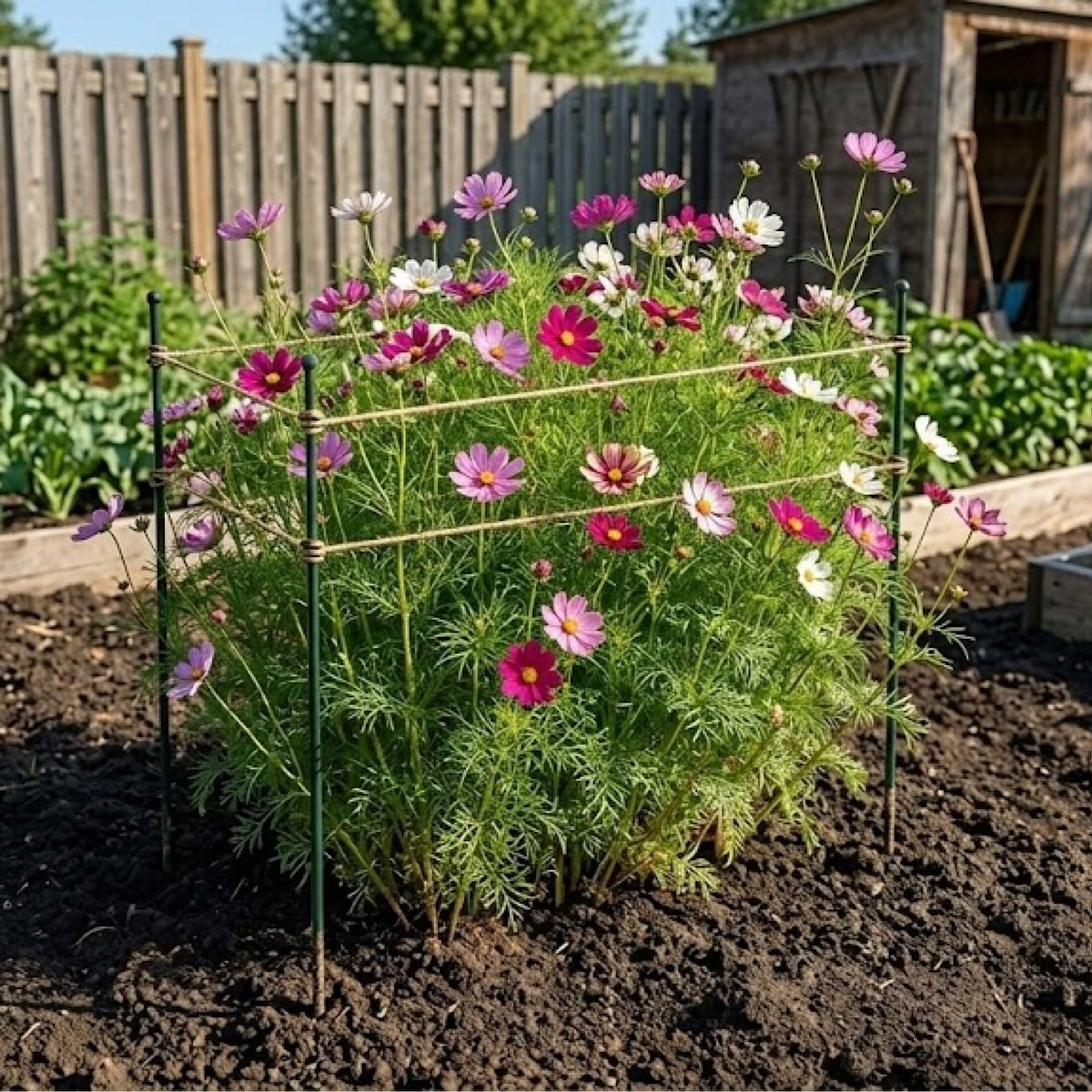 Spiral Garden Stakes, 4 Pack