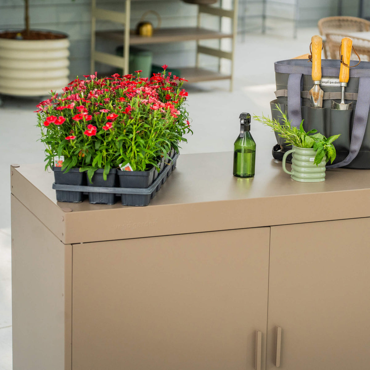 Product photo of garden workstation cabinet
