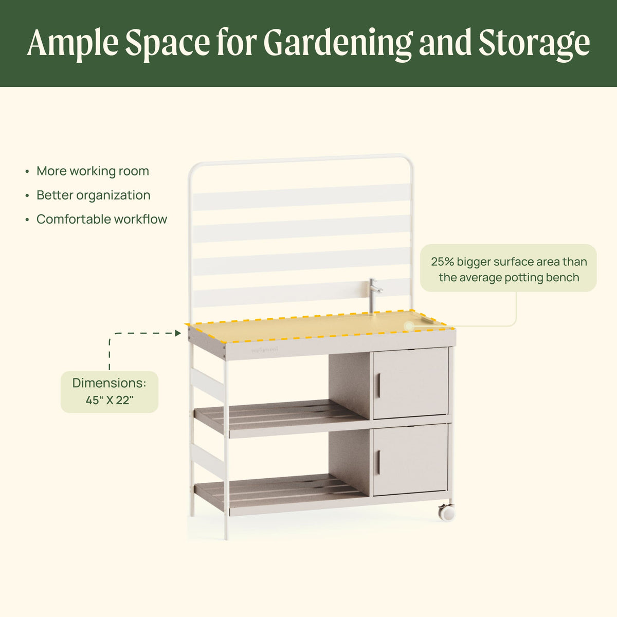 Product photo of outdoor garden sink station
