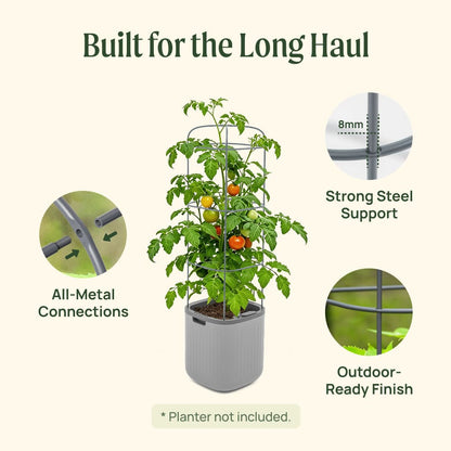 Adjustable Metal Trellis for Tomato Planter