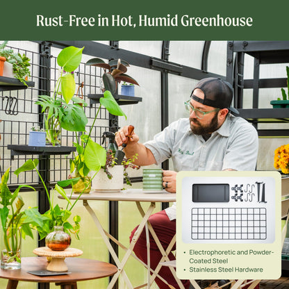 Product photo of modular greenhouse hanging grid