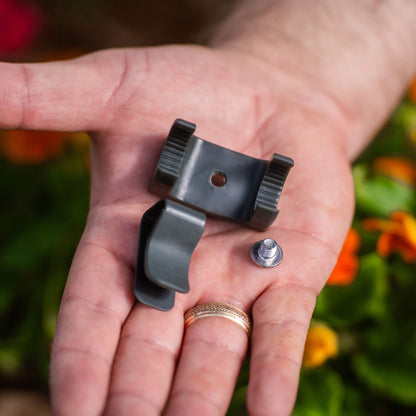 Product photo of snap-on irrigation clamp set
