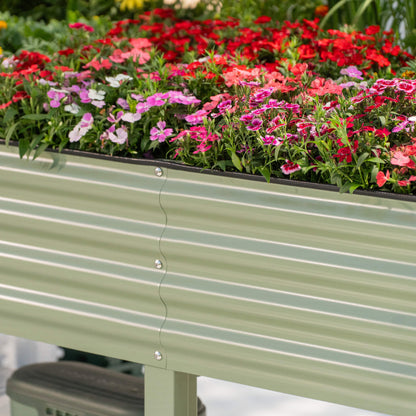 Four-Pack of Elevated Garden Beds, 2.5 x 10 Feet