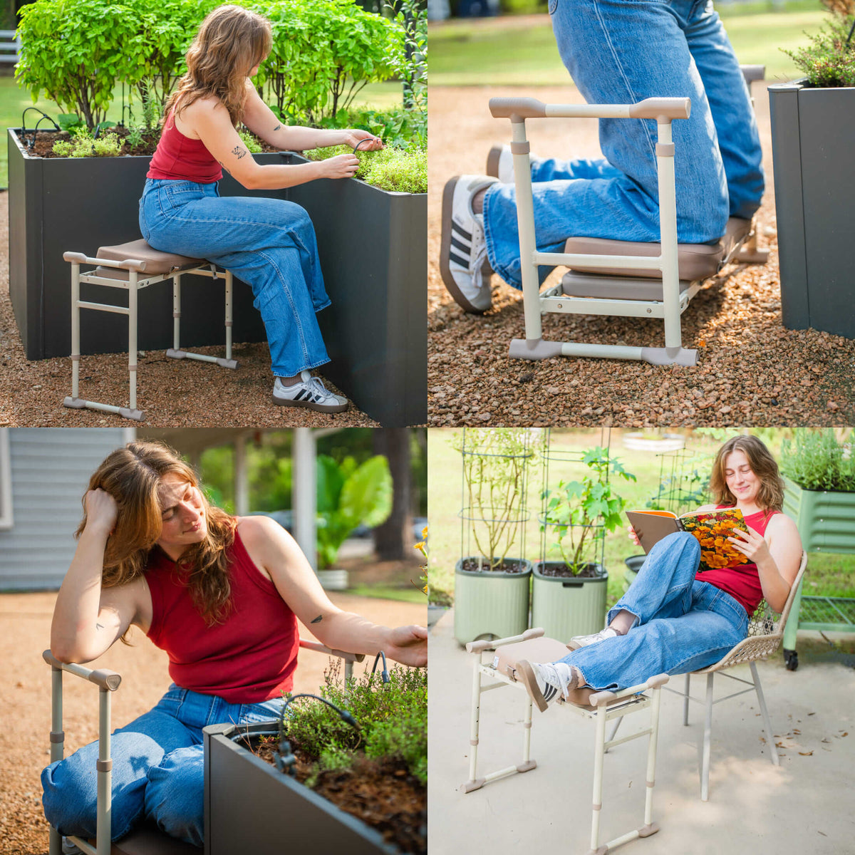 Aluminum Garden Kneeler and Seat