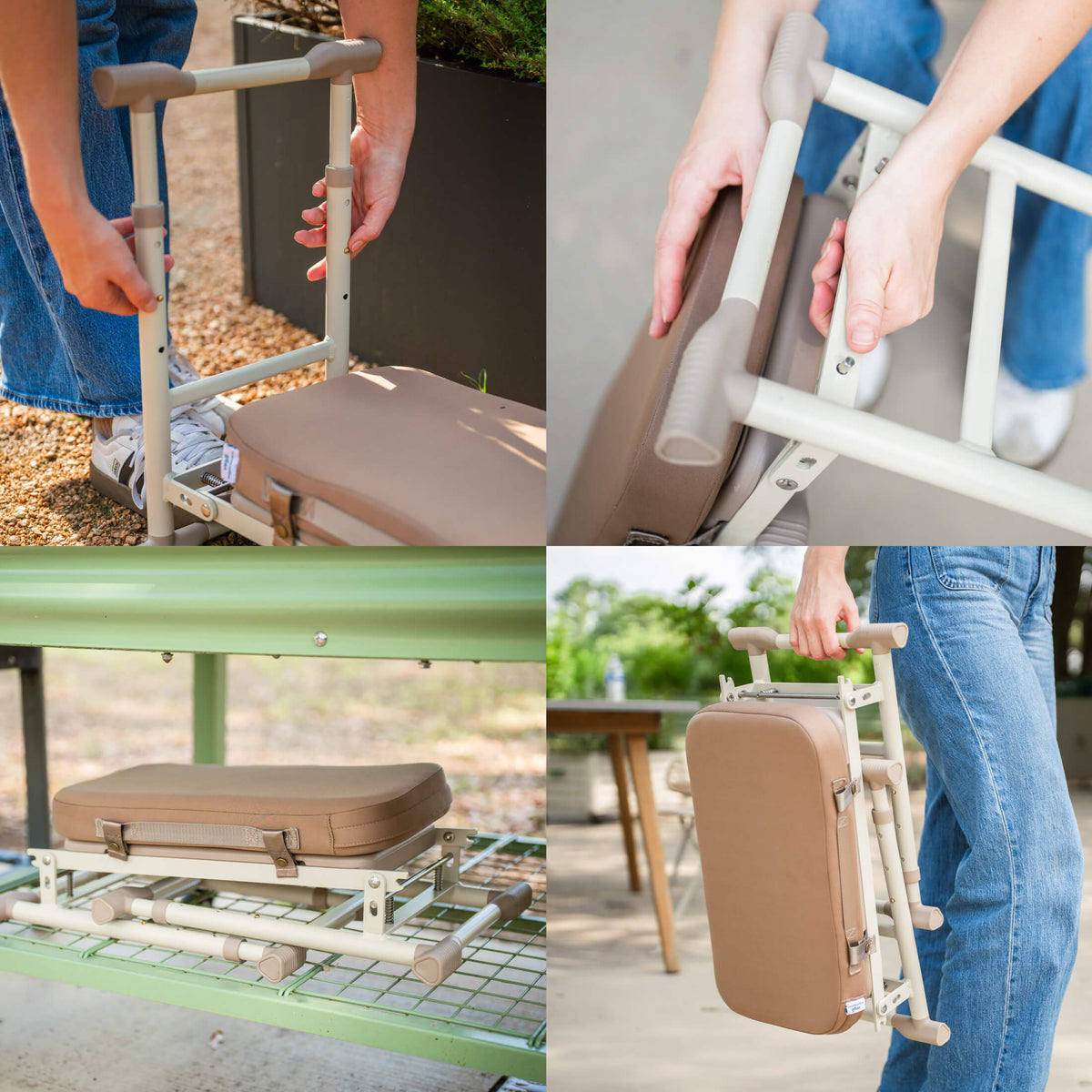 Aluminum Garden Kneeler and Seat