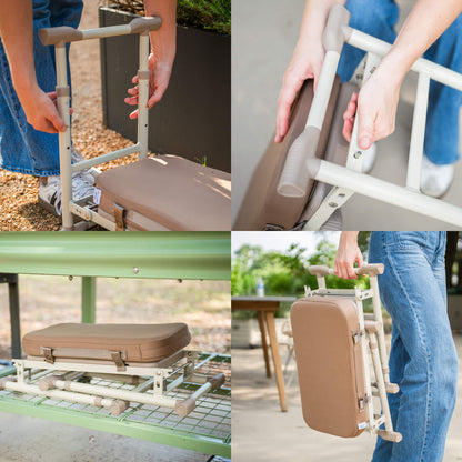 Aluminum Garden Kneeler and Seat