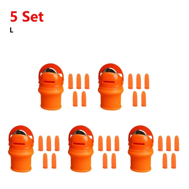 Product photo of fruit picking thumb blade set