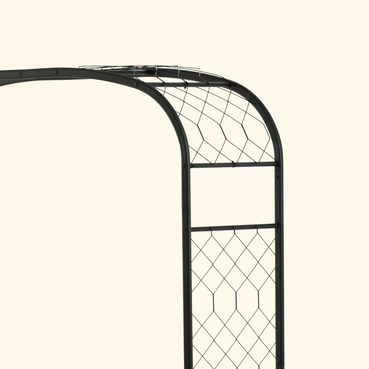 Shallow-Curve Garden Arch, Lattice Frame