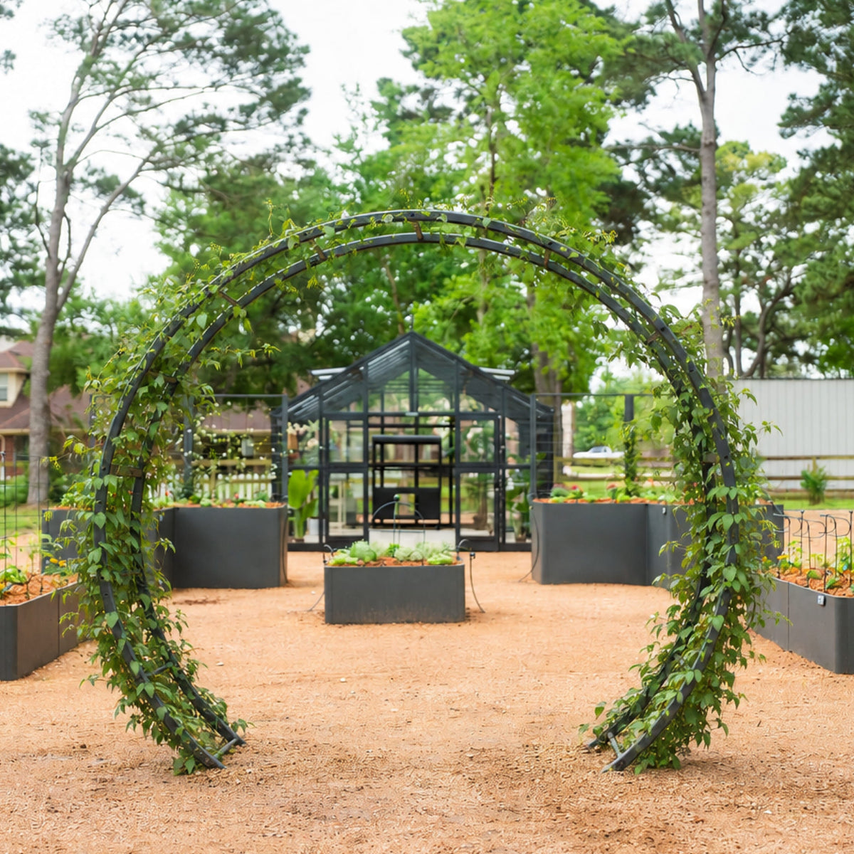 Round Moon Garden Gate