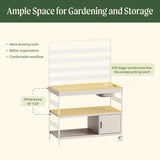 Product photo of outdoor potting bench