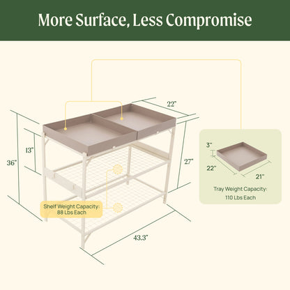 Product photo of garden potting table