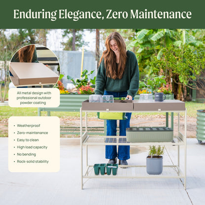 Product photo of garden potting table