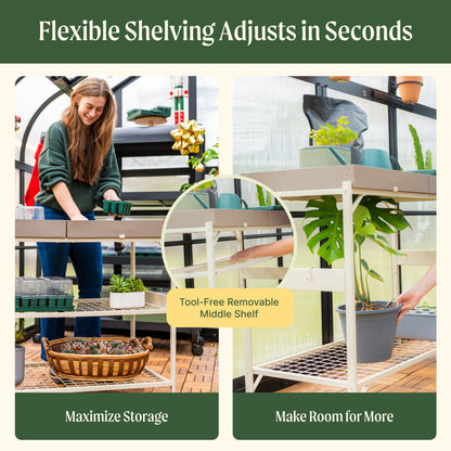 Product photo of garden potting table