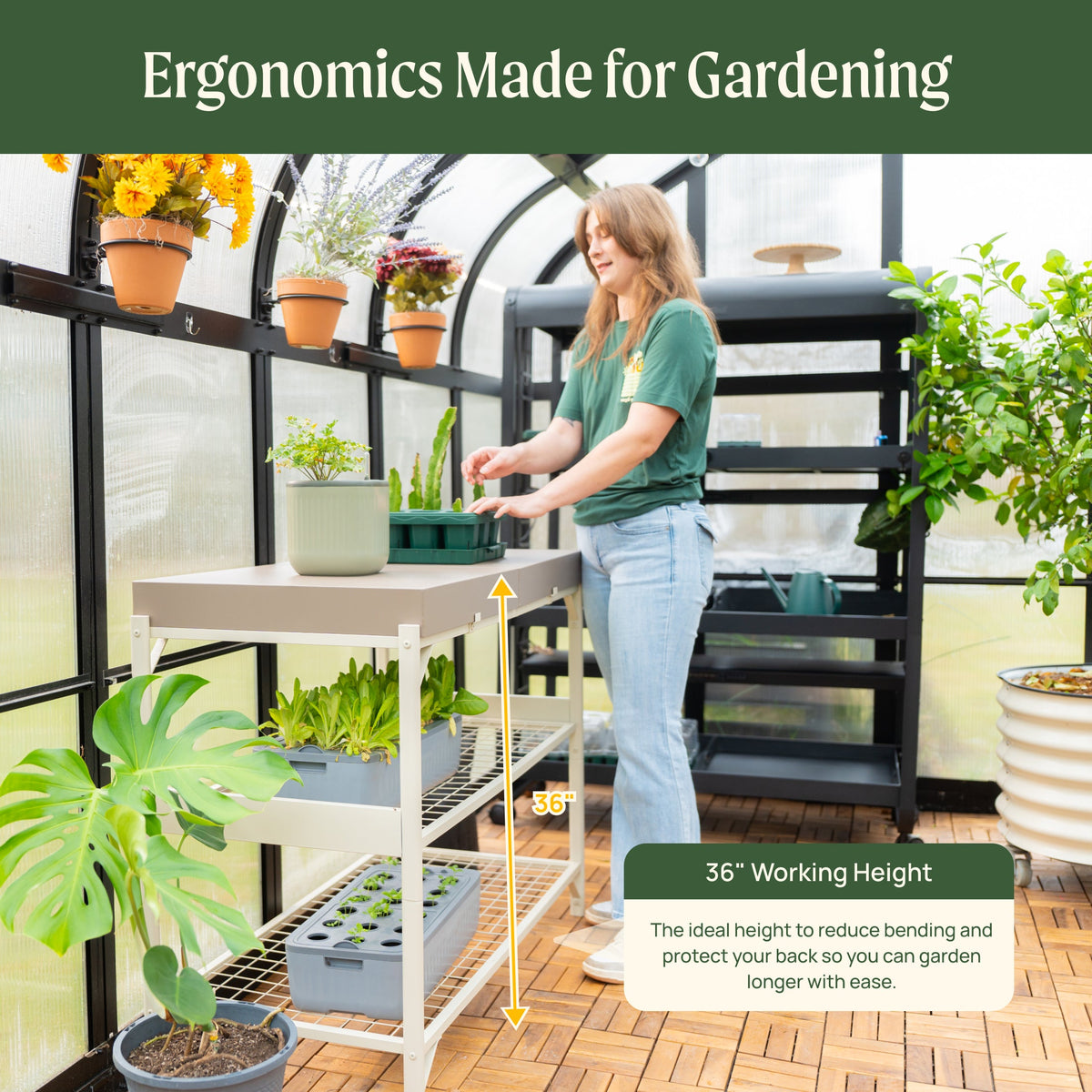 Product photo of garden potting table