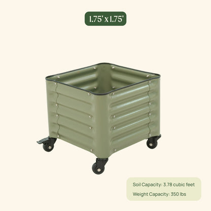 Product photo of rolling garden bed, 21 x 96 inches