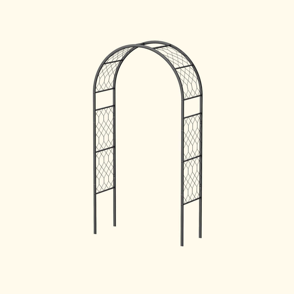 Round Lattice Garden Arch