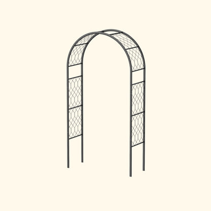 Round Lattice Garden Arch