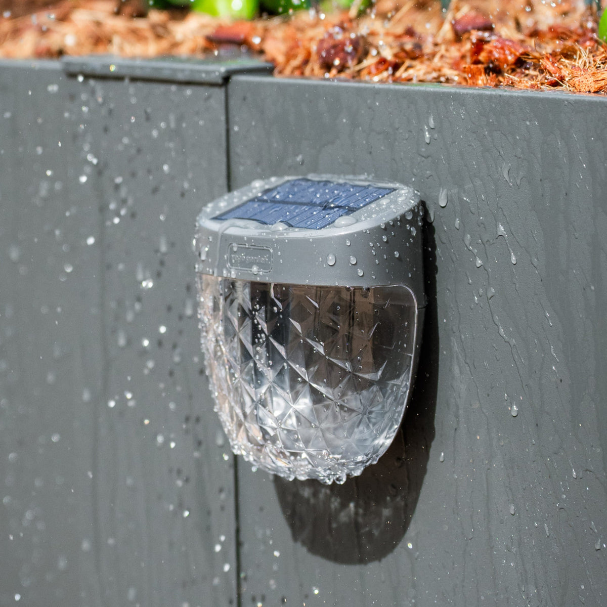 Solar Garden Light, Flat Mount