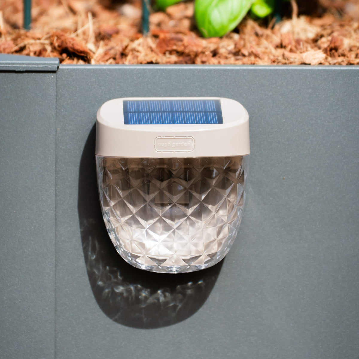 Solar Garden Light, Flat Mount