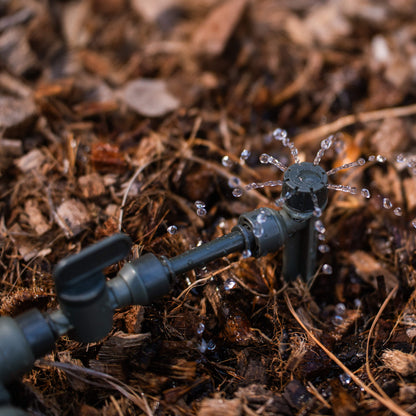 Product photo of eight-stream irrigation sprinkler