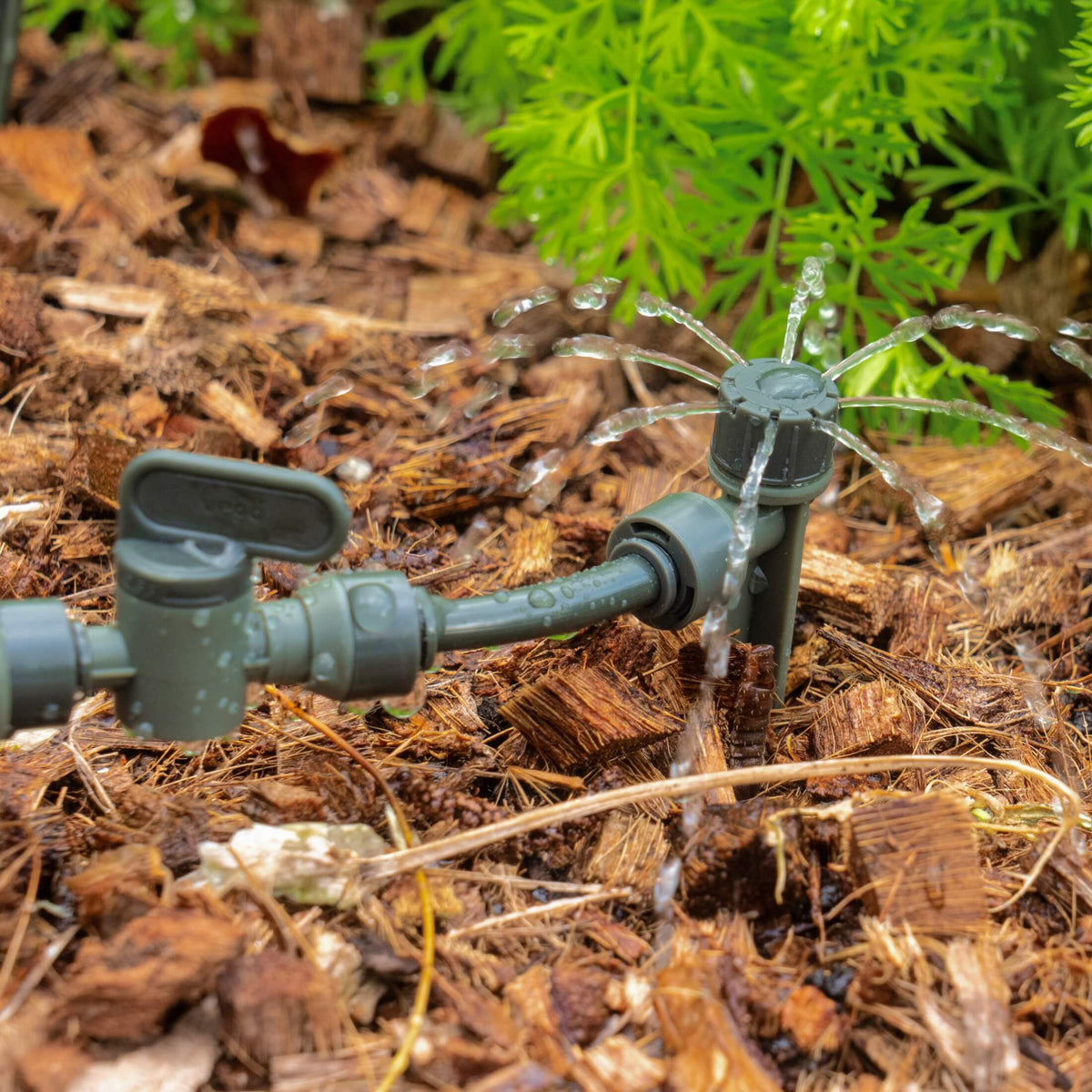 Product photo of eight-stream irrigation sprinkler