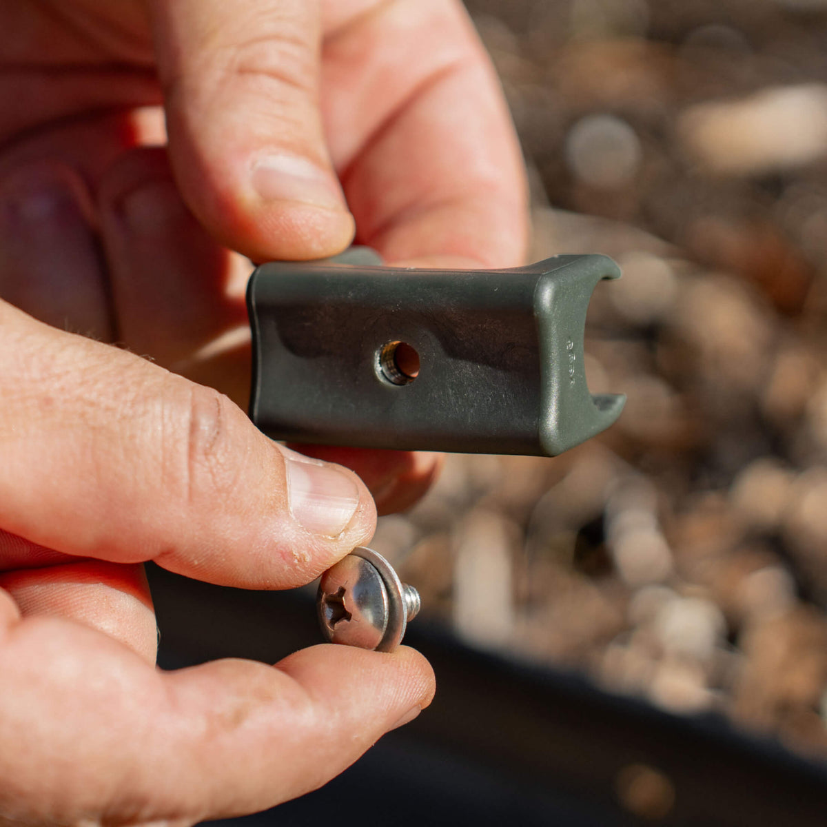 Product photo of tee bracket for irrigation lines
