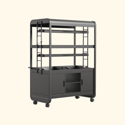 Product photo of grow light garden with storage